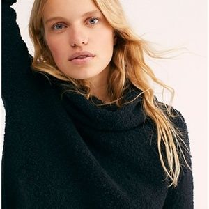 ISO!!! Free People Black Stormy Cowl Neck Size XS